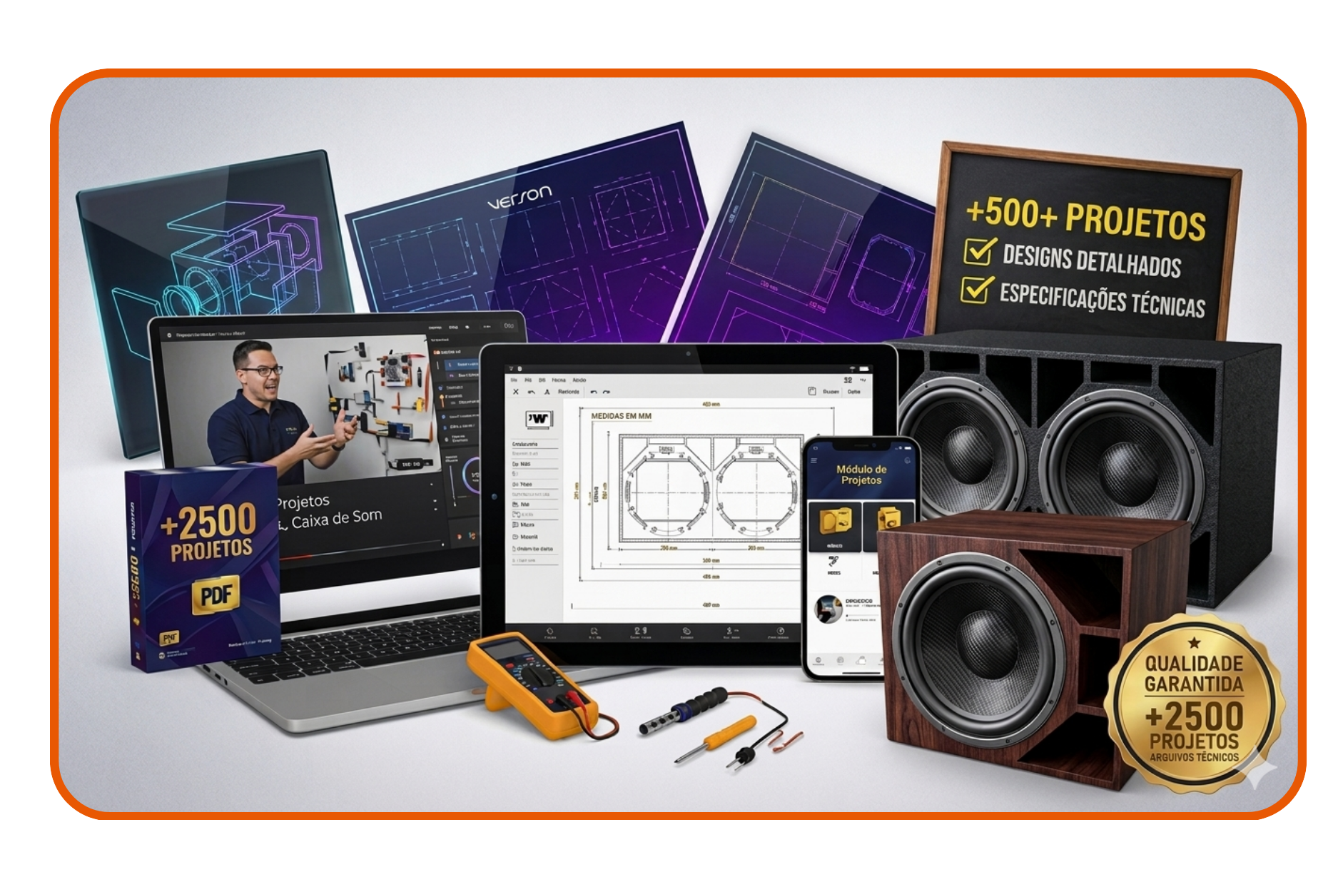 Acervo Projetos Caixa de Som 2026